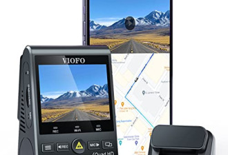 Viofo 行车记录仪 A129 双向 2K+1080P行车记录仪$183