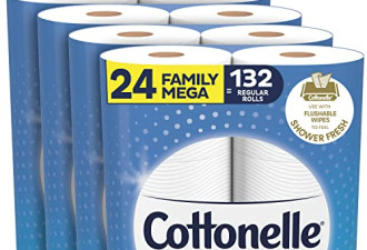 网络星期一：Cottonelle 超洁净卫生卷纸 24卷家庭大包装