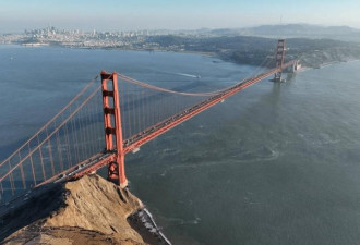 旧金山金门大桥连接两地 提供壮丽风景