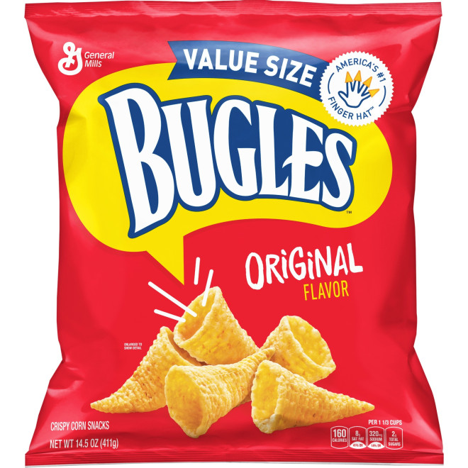 Bugles Nacho Cheese Flavor Crispy Corn Snacks 14.5 oz | Shipt