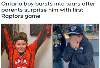 加拿大小男孩街头大哭，竟是喜极而泣！