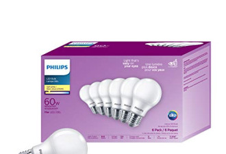 Philips 飞利浦60W LED节能灯 6件装