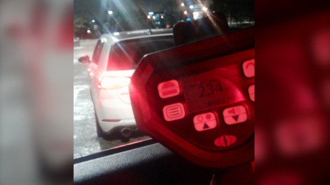 Driver charged for going 234 km per hour. (OPP)