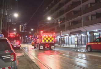 多伦多公寓楼火灾一男子死亡