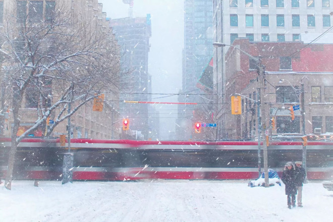 People in Toronto are glad the city is finally getting a real snow storm