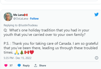 加拿大总理杜鲁多邀请公众向他提问题，推特上热闹了