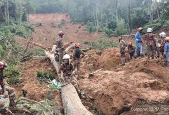 马来西亚山崩造成至少21人死亡 多人仍失联