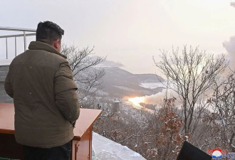 朝鲜试验大功率固体火箭发动机,金正恩现场指导