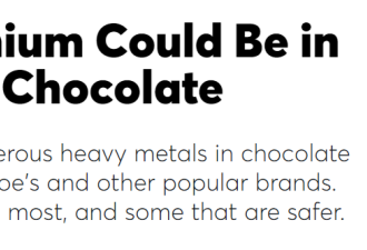 超标265%！惊爆82%受测黑巧克力铅镉过量