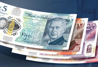 英国公布新版英镑纸币设计图案 头像换了