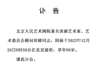 86版西游记太上老君扮演者郑榕仙逝，享年98岁