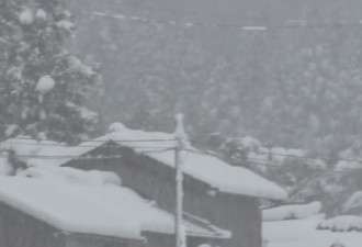 日本强降雪百人死伤 局地积雪超1.6米