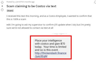 大批多伦多人收到Costco&quot;返现短信&quot;：千万别点！多名华人中招！