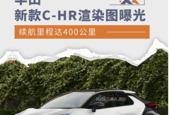 外观造型变化明显 丰田C-HR渲染图曝光