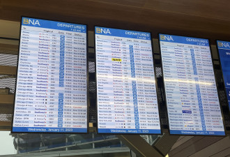 乱套！全美航班停飞！数千航班严重延误！多伦多机场受影响！