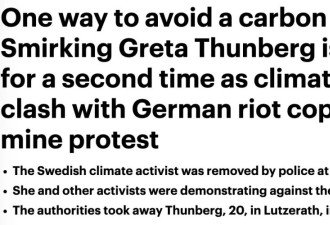 环保少女德国抗议被捕两次，网友却发现