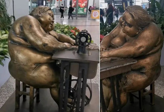 这也太“辱华”了！广州白云机场摆这个雕塑被网友骂爆