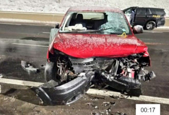 没有保险的G1司机401高速酿车祸害四人送医院两人命危