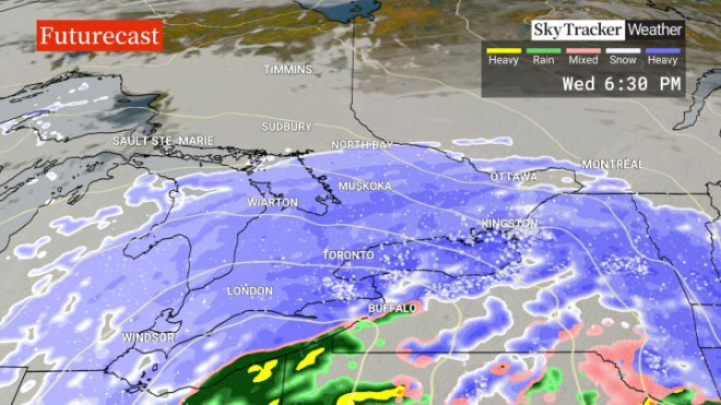 Southern Ontario is expected to see significant snowfall mid-week.
