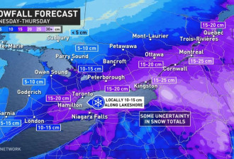 -60℃极寒+50cm雪暴横扫加拿大！多伦多明天迎&quot;破纪录&quot;大雪！