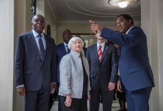 美国财长耶伦呼吁中国减免赞比亚债务