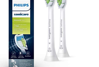 Philips Sonicare 原装钻石亮白刷头 2个装 牙黄牙菌斑速冲
