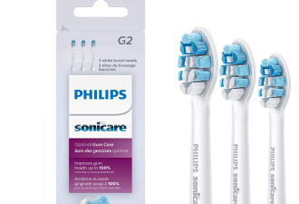 Philips Sonicare 电动牙刷刷头-白色 3个装