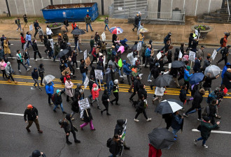 非裔男遭5黑人警打死 美国各大城市掀一轮示威潮…