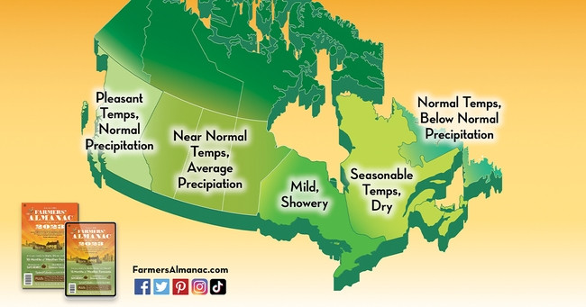 Spring 2023 weather forecast for Canada,