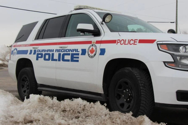 A Durham Regional Police cruiser.