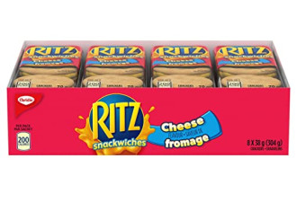 白菜价：Ritz Crackers 芝士夹心饼干304g