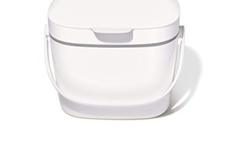 OXO 新款厨余垃圾桶6.62L 白色款 防异味易清洁