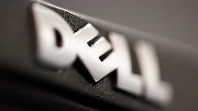 The Dell logo on a computer in Philadelphia, on Aug. 15, 2011. (Matt Rourke / AP) 