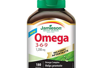 Jamieson 强效迷你鱼油200粒 富含Omega-3