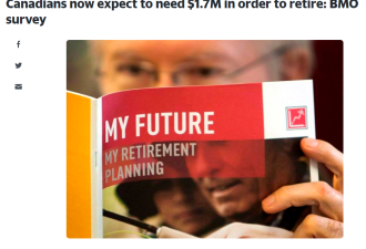 在加拿大退休需要多少储蓄？2023最新调查飙涨20%堪比天价