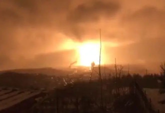 土耳其一地天然气管道爆炸引发火灾