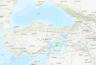 土耳其东南部又发生7.5级强震规模 官员指非余震