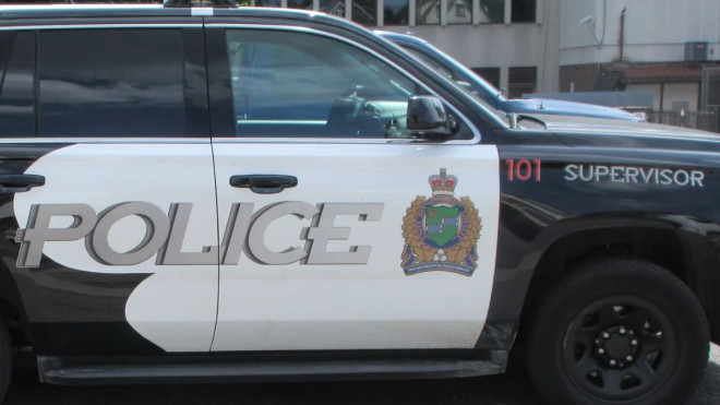 Police have charged a Niagara Falls man for pulling a knife on an off-duty peace officer during an arrest at the Oakwood Drive Walmart on Feb. 9, 2023.