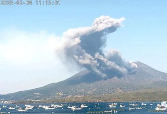 日本樱岛火山喷射！更危险的还没发生...