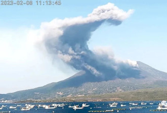日本樱岛火山喷射！更危险的还没发生...
