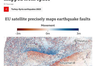 英专家称土耳其地震破裂长度300公里左右 相当...
