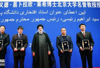 伊朗总统访北京见习近平 被授予“北大名誉教授”