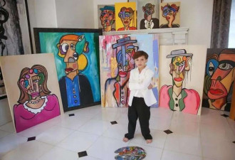 被誉为“当代毕加索” 一幅画卖出百万