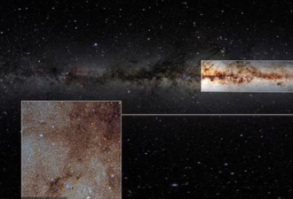 银河系星图公布 可识别33亿颗恒星
