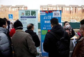 中国2022经济增长仅3％ 城镇失业率5.6％