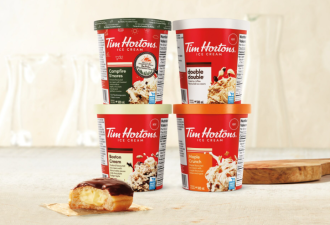 这很加拿大！Tim Hortons新出4款冰淇淋：Double Double口味来了!