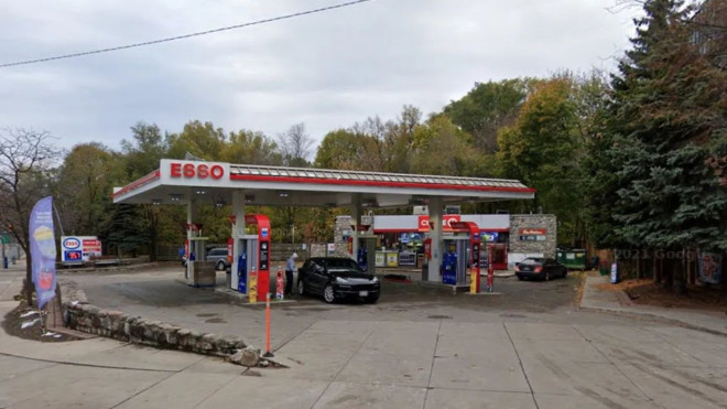 Esso gas station