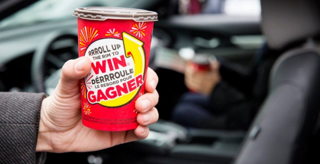 Tim Hortons' first-ever cup-less RRRoll Up The Rim To Win begins today