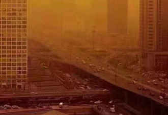 今年没有两会蓝 范围最广最大强度沙尘暴袭击北京