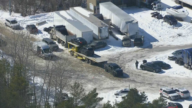 Police are investigating a fatal workplace incident in Whitchurch-Stouffville. (Chopper 24)